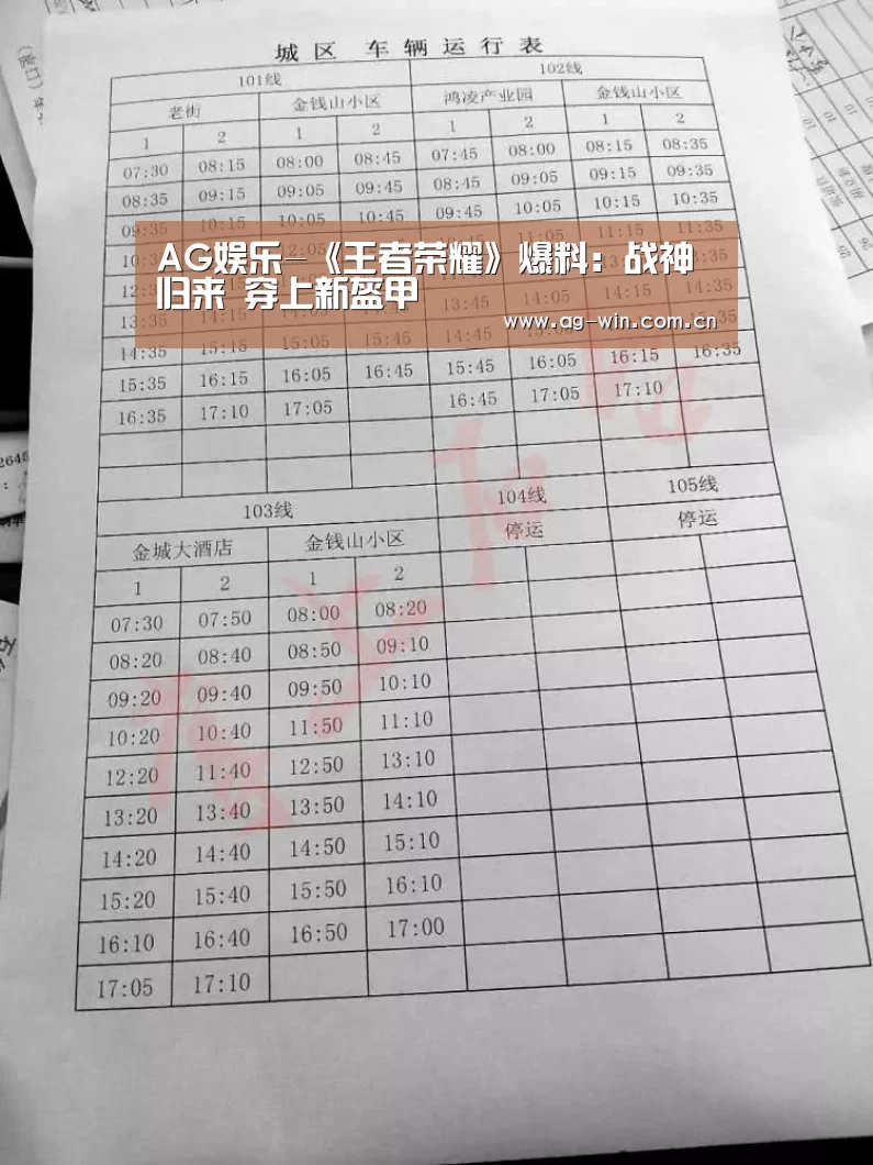AG娱乐-《王者荣耀》爆料：战神归来 穿